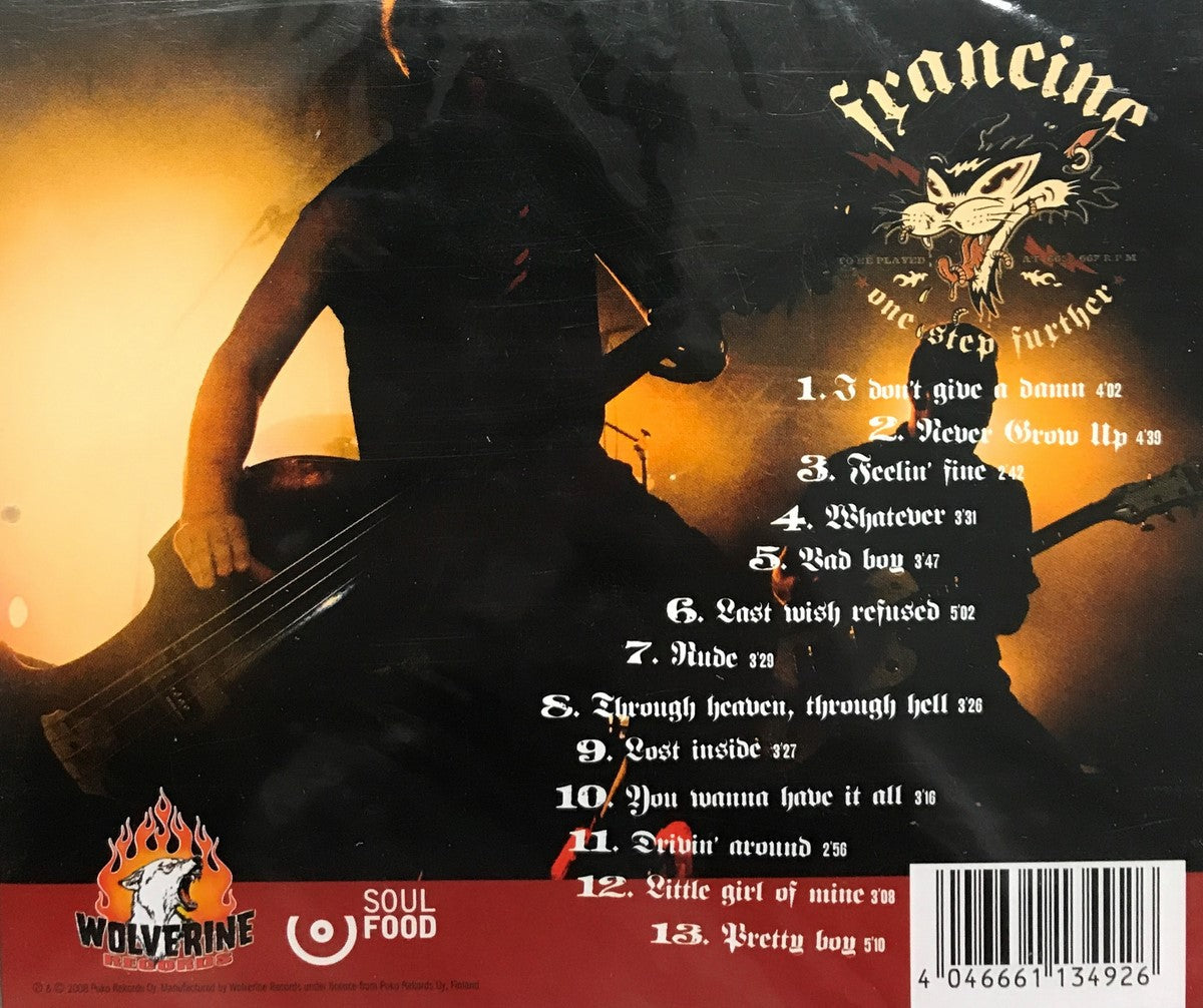 CD - Francine - One Step Further