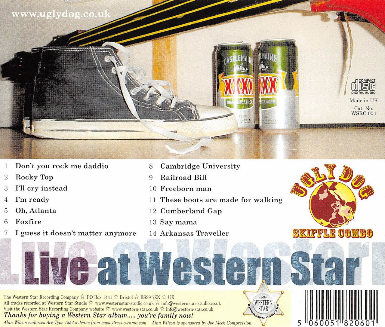 CD - Ugly Dog Skiffle Combo - Live At Western Star