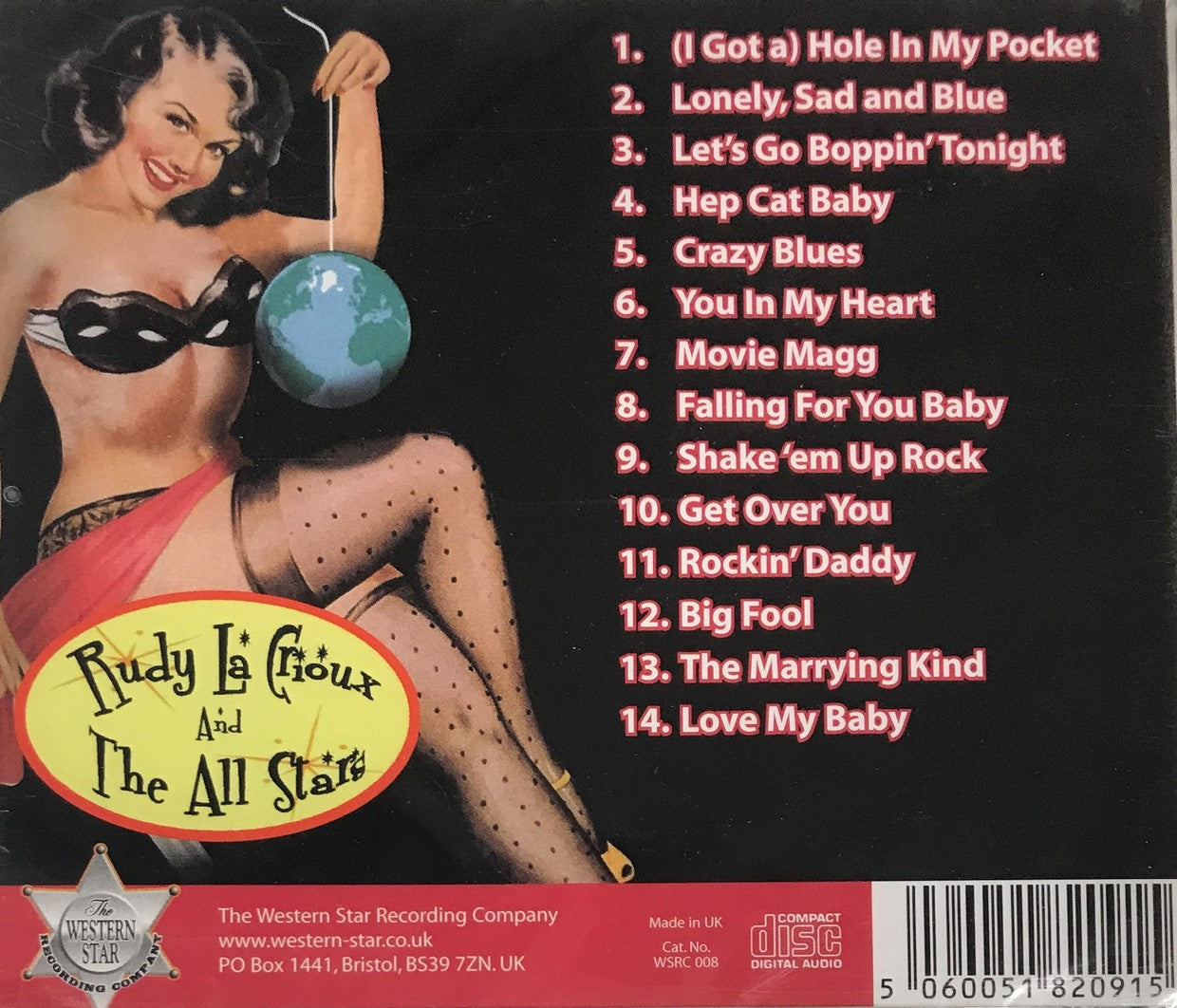 CD - Rudy La Crioux & The All Stars - The World Keeps Turning