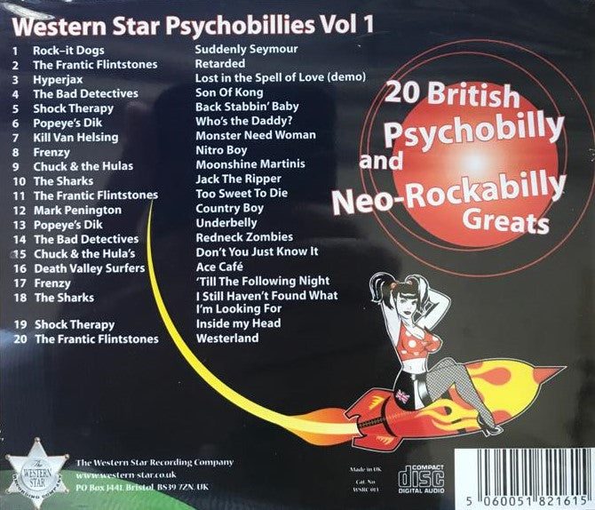 CD - VA - Western Star Psychobillies Vol. 1