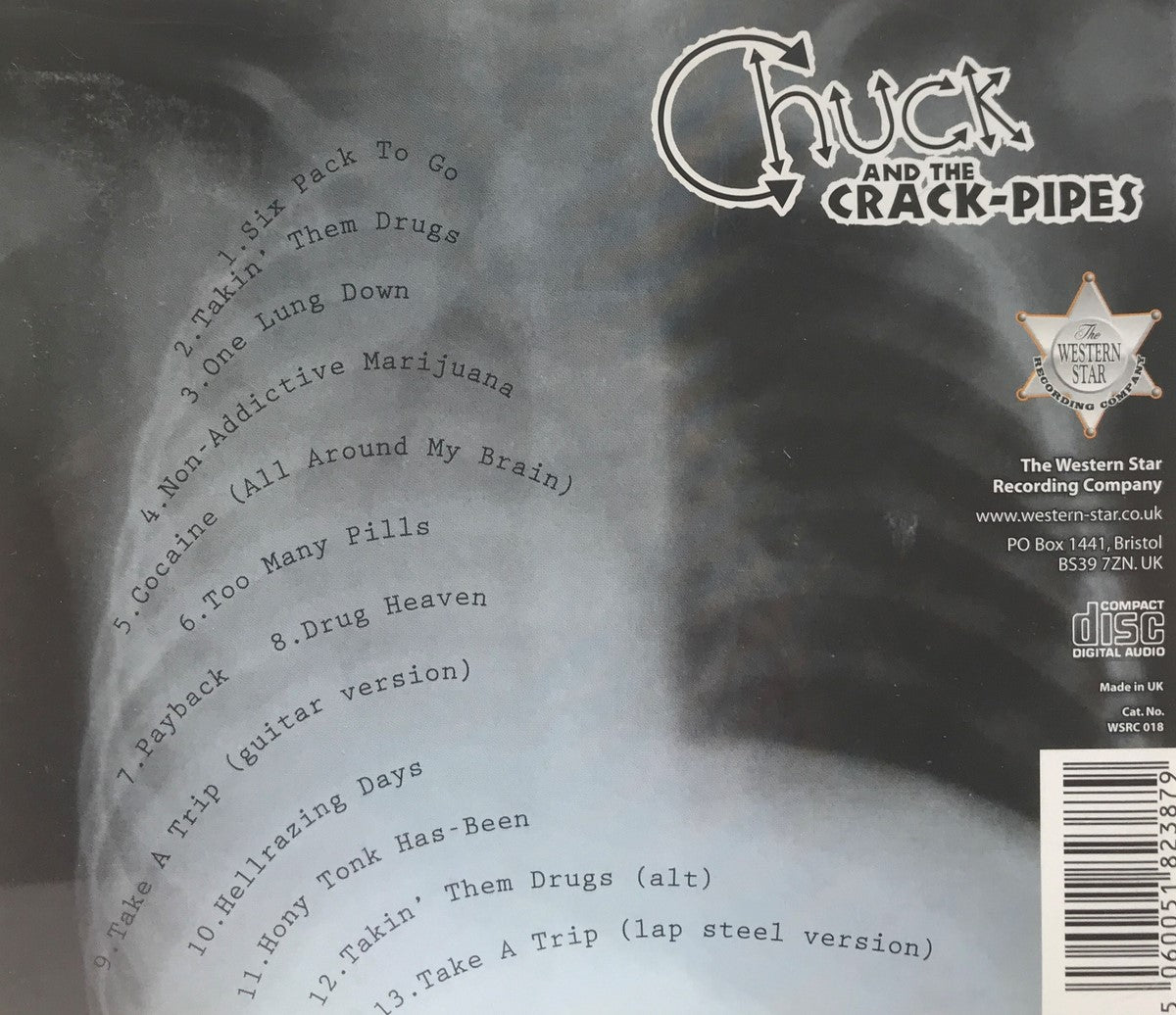 CD - Chuck & The Crack-Pipes - One Lung Down