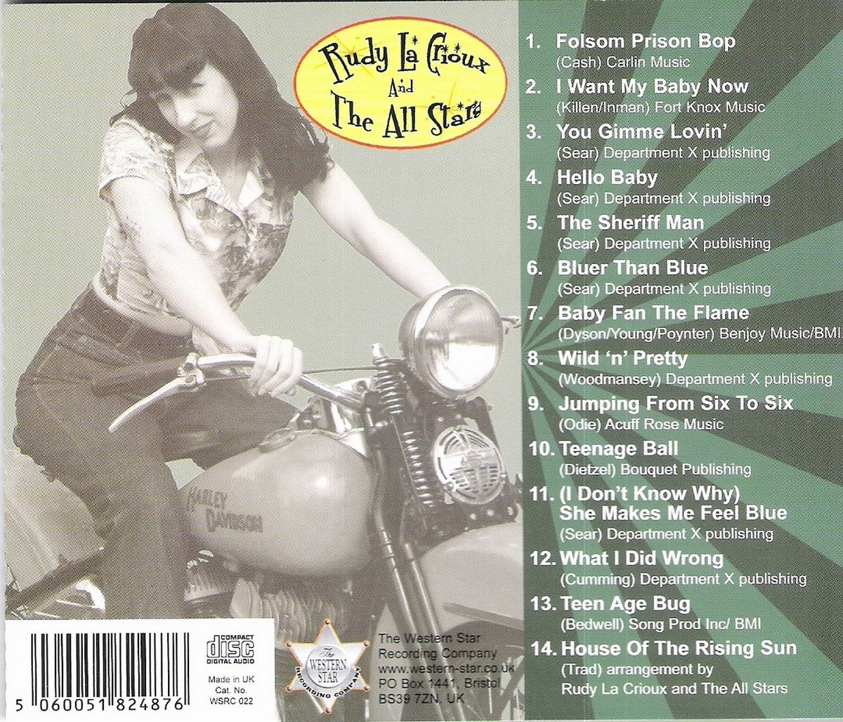 CD - Rudy La Crioux & The All-Stars - Wild'n'Pretty