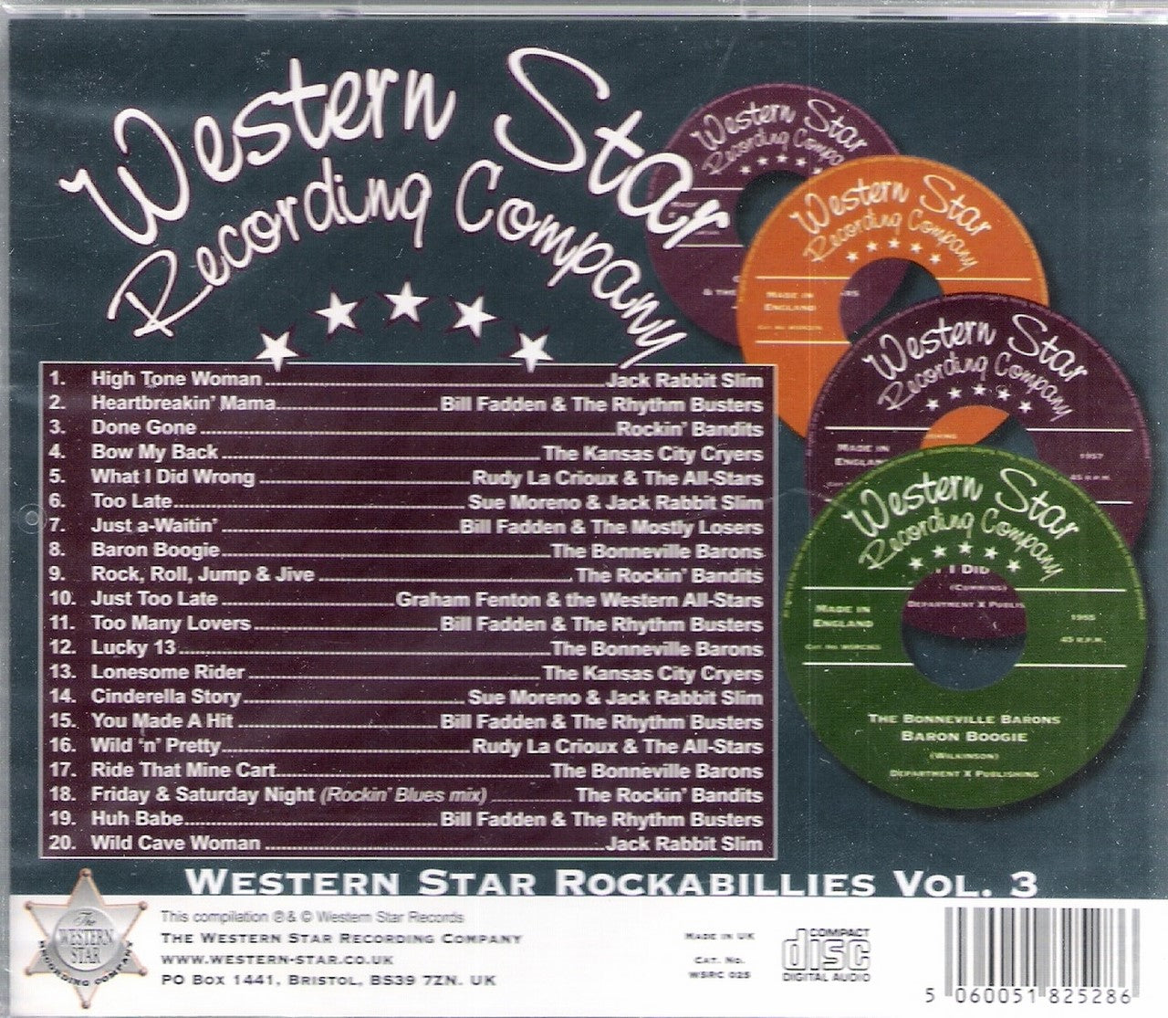 CD - VA - Western Star Rockabillies Vol. 3