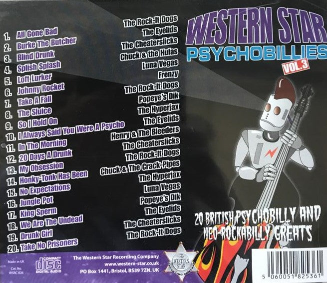 CD - VA - Western Star Psychobillies Vol. 3