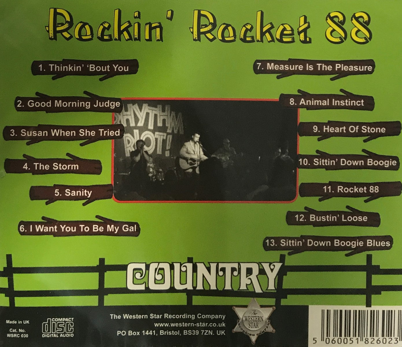 CD - Rockin Rocket 88 - Country