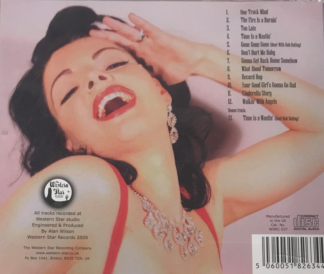 CD - Sue Moreno & Jack Rabbit Slim - One Track Mind