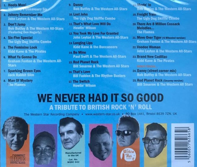 CD - VA - We Never Had It So Good - British Rock & Roll