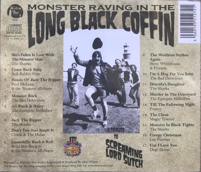 CD - VA - A Tribute To Screaming Lord Sutch - Monster Raving In The Long Black Coffin