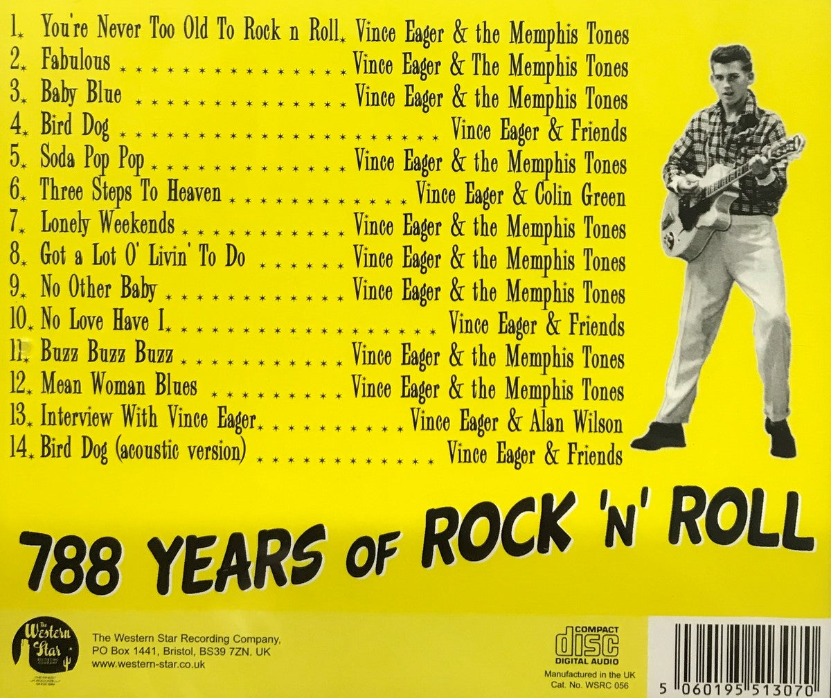 CD - Vince Eager - 788 Years Of Rock'n'Roll