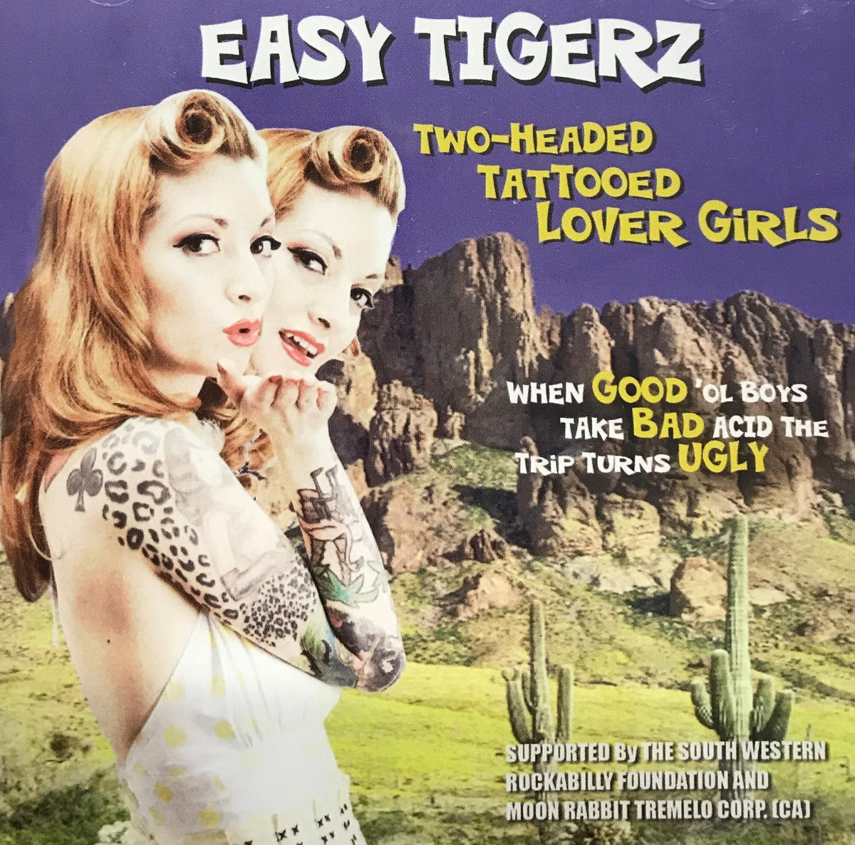 CD - Easy Tigerz - Two Headed Tattooed Lover Girls