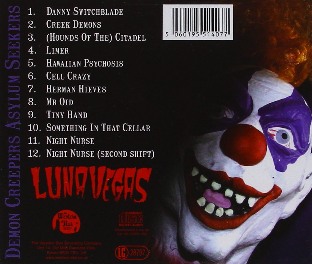 CD - Luna Vegas - Demon Creepers, Asylum Seekers