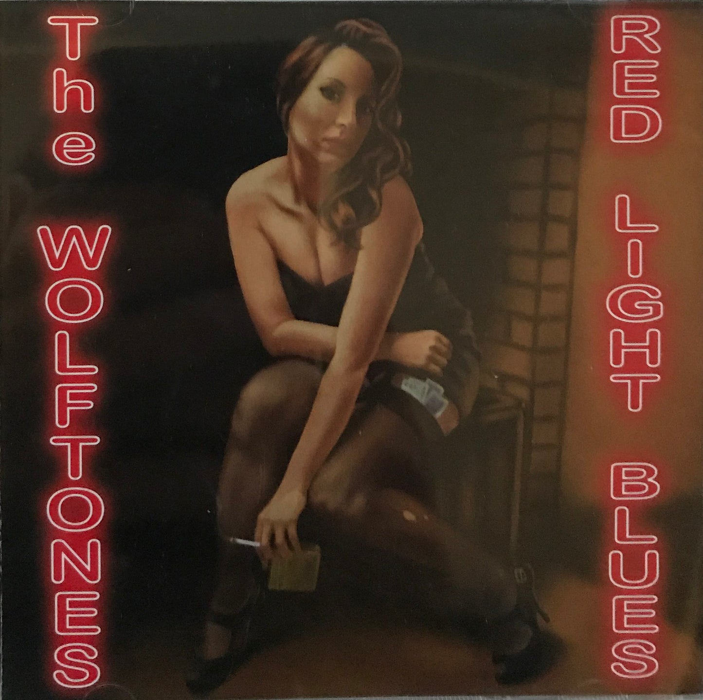 CD - Wolftones - Red Light Blues