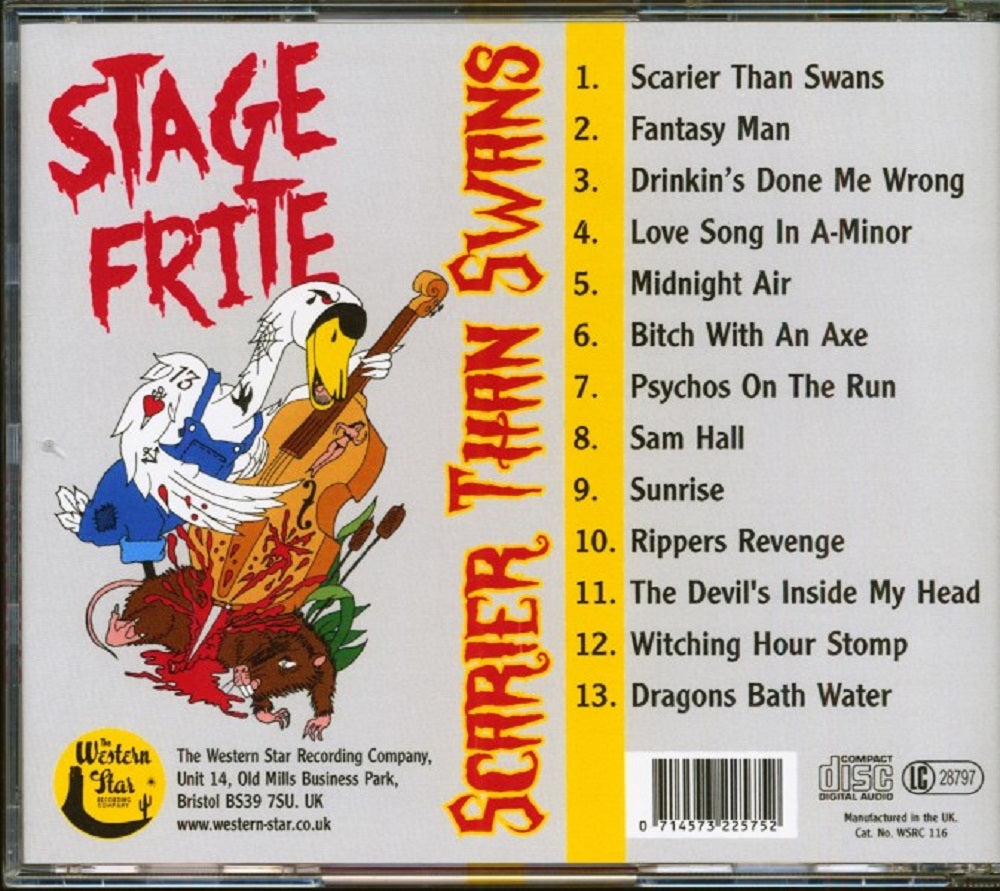 CD - Stage Frite - Scarier Than Swans