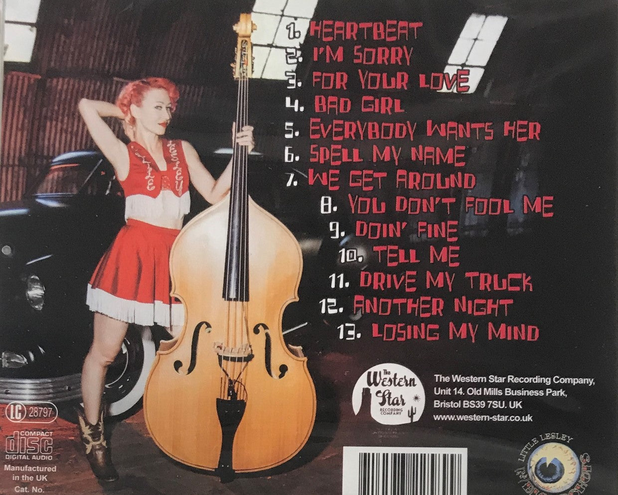 CD - Little Lesley and the Bloodshots - Heart Beat