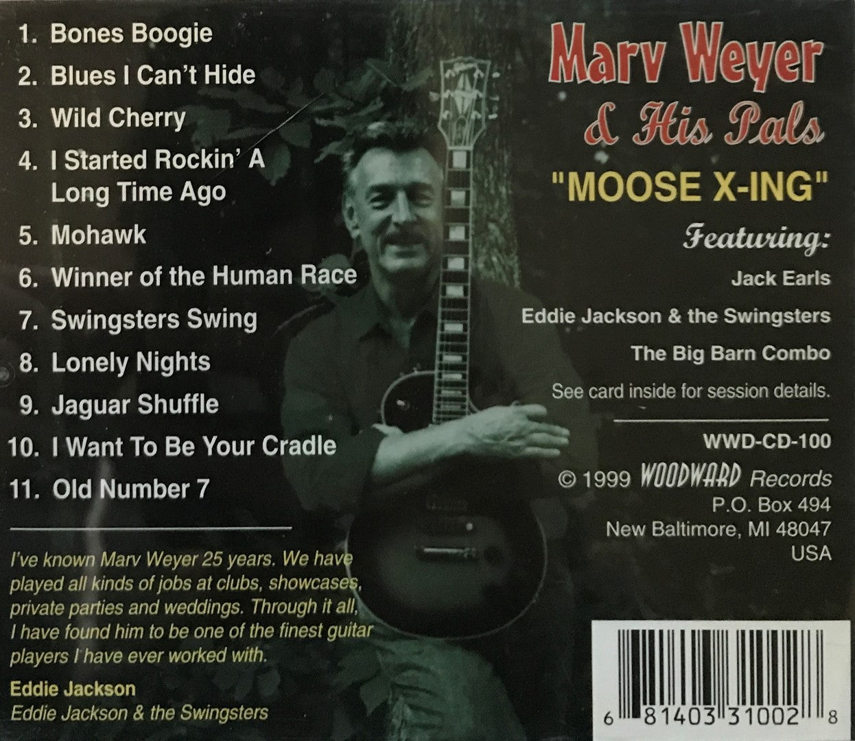 CD - Marv Weyer - Moose X-Ing