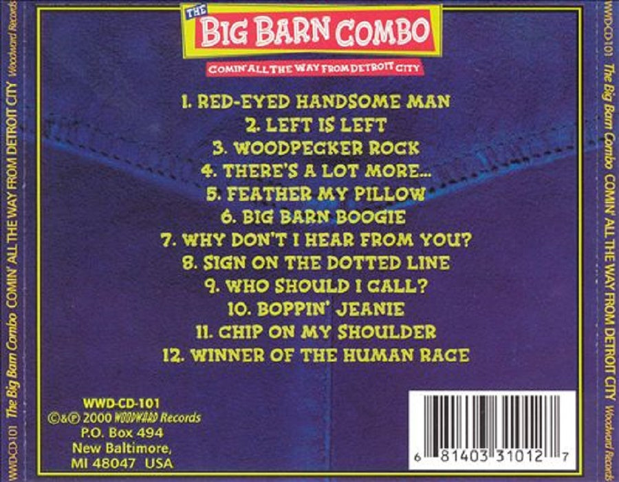 CD - Big Barn Combo - Comin All The Way From