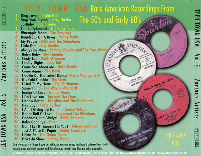 CD - VA - Teen Town USA Vol. 5