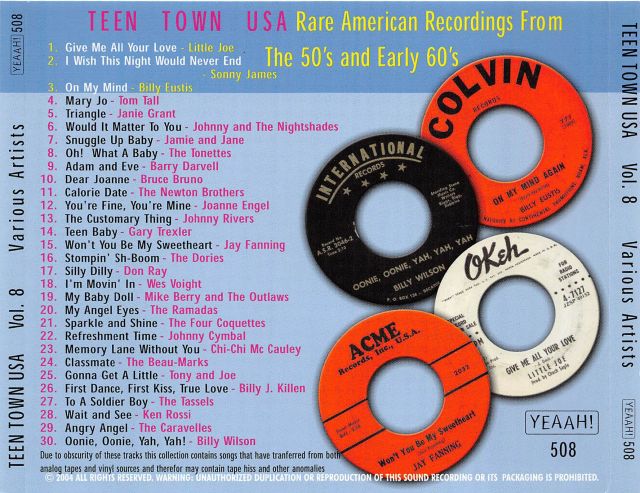 CD - VA - Teen Town USA Vol. 8