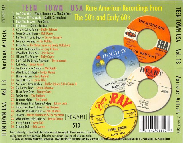 CD - VA - Teen Town USA Vol. 13