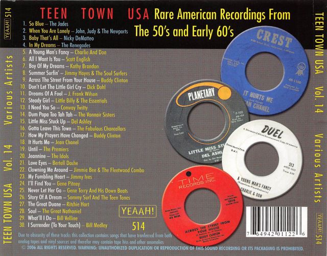 CD - VA - Teen Town USA Vol. 14