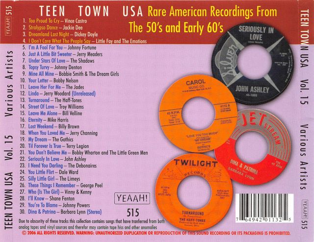 CD - VA - Teen Town USA Vol. 15