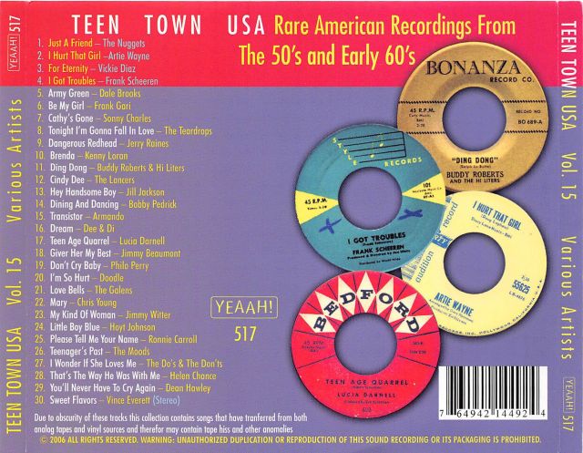 CD - VA - Teen Town USA Vol. 17