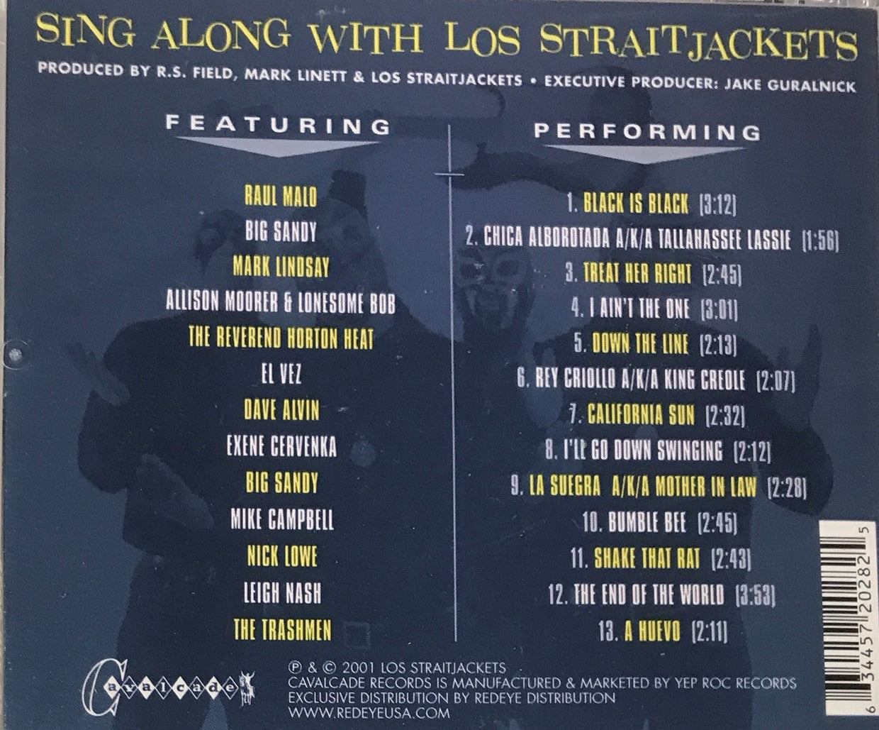 CD - Los Straitjackets - Sing Along with..