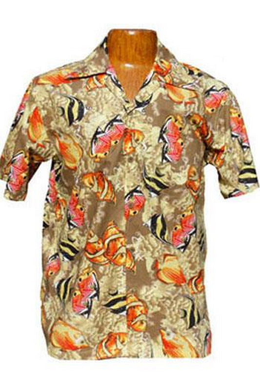 Hawaii - Shirt - Coral Fish Cotton