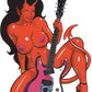 Coop Aufkleber - Guitar Devil Girl