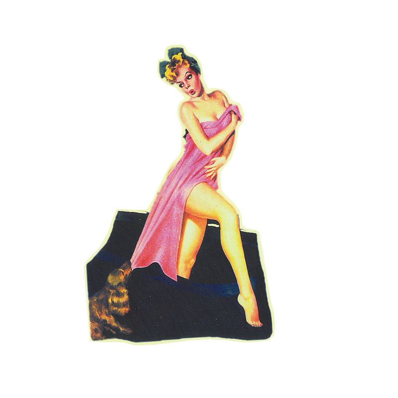 Pin Up Girl Aufkleber - Retro Pin Up, Cockerspaniel