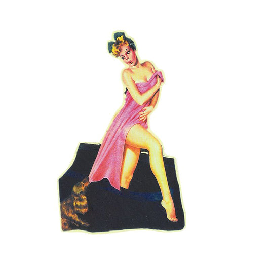 Pin Up Girl Aufkleber - Retro Pin Up, Cockerspaniel