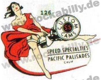 Hot Rod Aufkleber - Speed Specialities Pacific Palisades