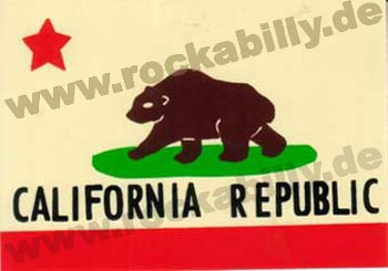 Hot Rod Aufkleber - California Republic