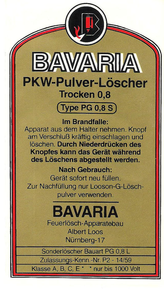 Hot Rod Aufkleber - Bavaria