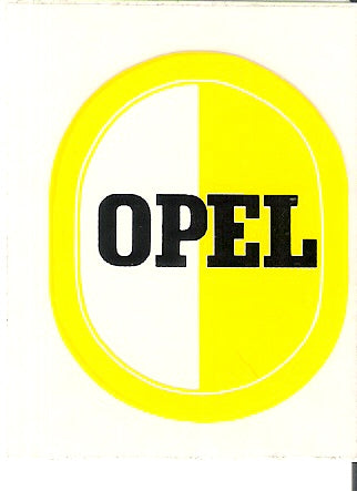 Hot Rod Aufkleber - Opel, Small