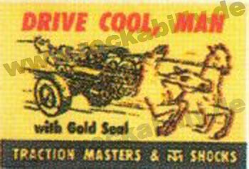 Hot Rod Aufkleber - Gold Seal