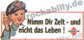 Hot Rod Aufkleber - Nimm Dir Zeit…