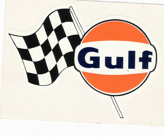 Hot Rod Aufkleber - Gulf