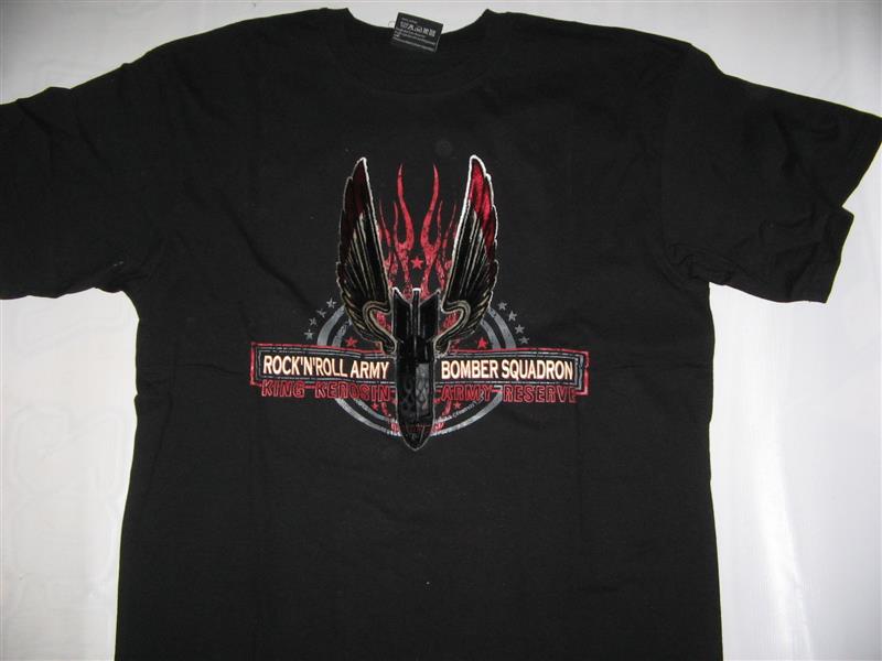 T-Shirt King Kerosin - Rock'n'Roll Army Bomber Squad (FLOCK DRUCK)