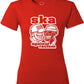 Girl-Shirt - Busters - Ska Against Racism, rot