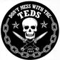 Daredevil Aufkleber - Don't Mess With The Teds Skull