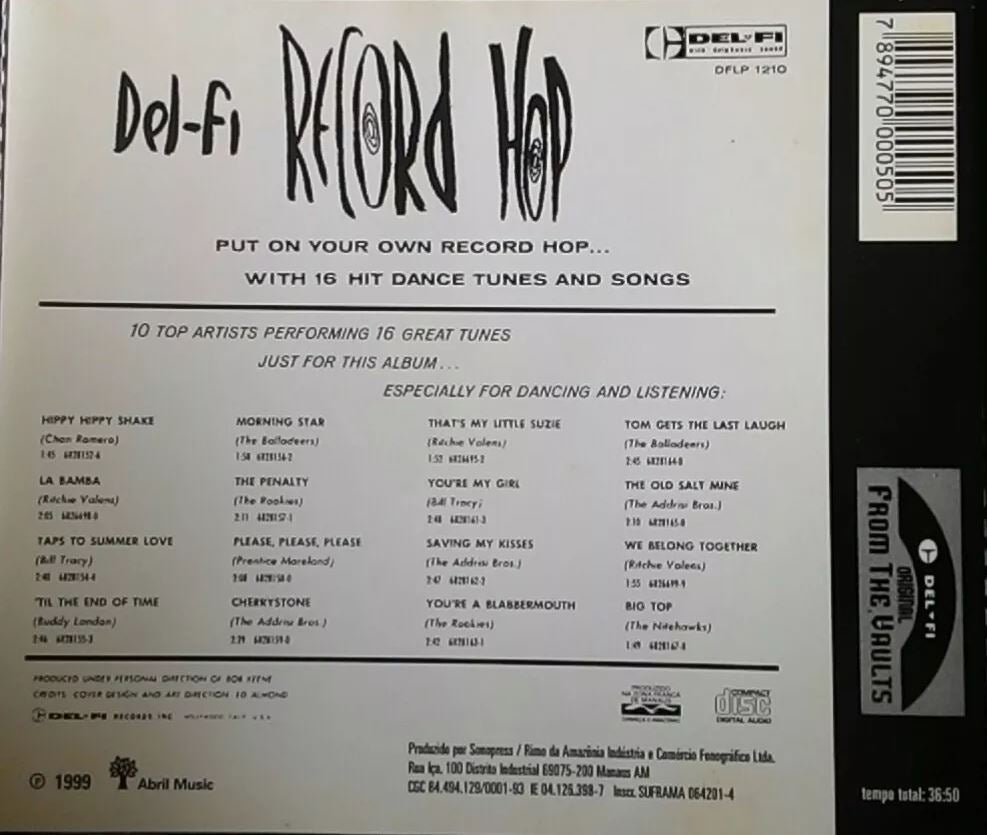 CD - VA - Del-Fi Record Hop