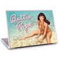 Bettie Page GelaSkins Laptop Schutzfolie Beach