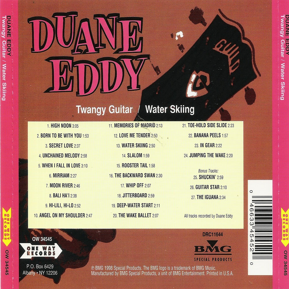 CD - Duane Eddy - Twangy Guitar Silky Strings And Water Skiing