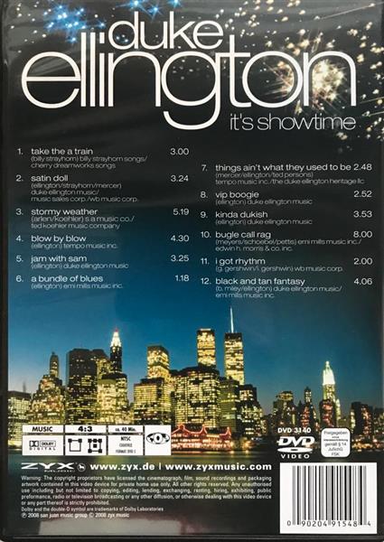 DVD - Duke Ellington - It's Showtime