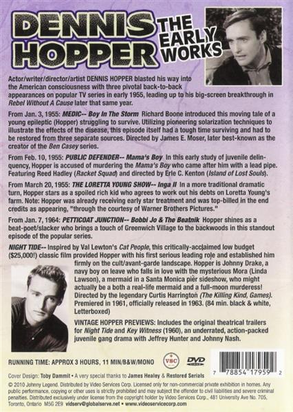 DVD - Johnny Legend Presents - Dennis Hopper - The Early Works