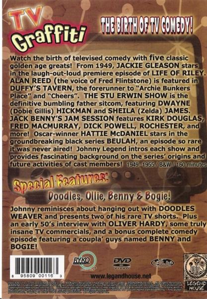 DVD - Johnny Legend Presents - TV Graffiti