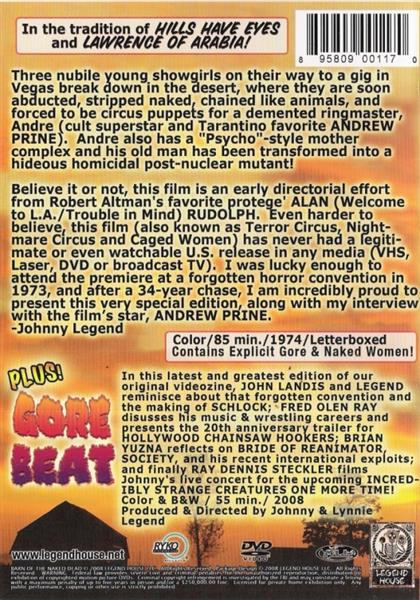 DVD - Johnny Legend Presents - Barn Of The Naked Dead