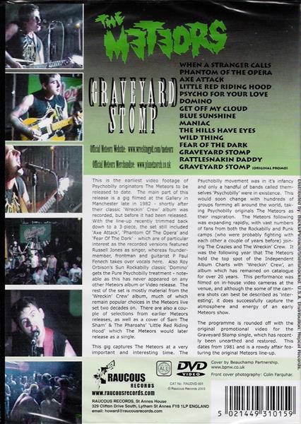 DVD - Meteors - Graveyard Stomp