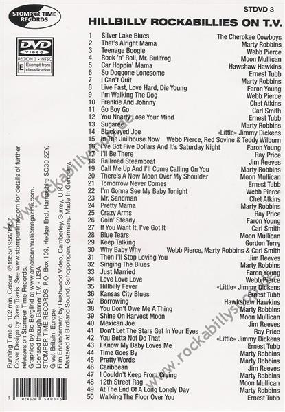 DVD - VA - Hillbilly Rockabillies On T.V.